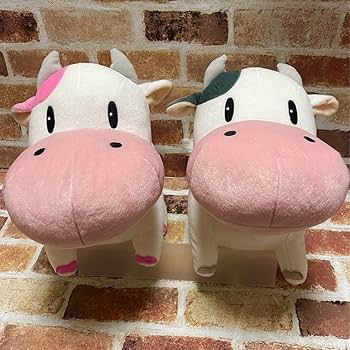 牧場物語　うしぬいぐるみXL 2種類セット Amazon.co.jp: 牧場物語 ウシさんぬいぐるみ XL 2種セット